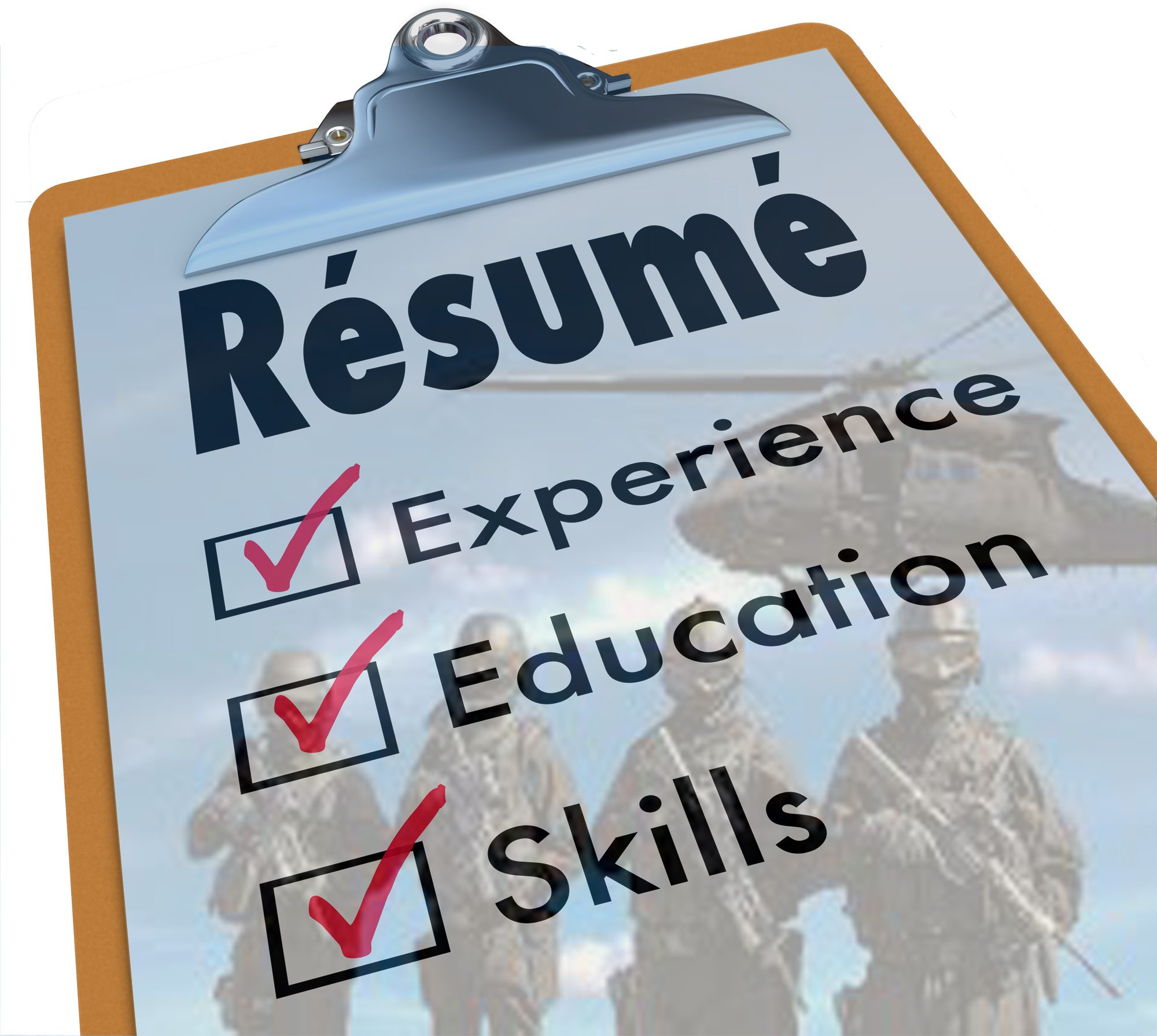 Resume Clipboard Checklist Qualifications Education Experience S