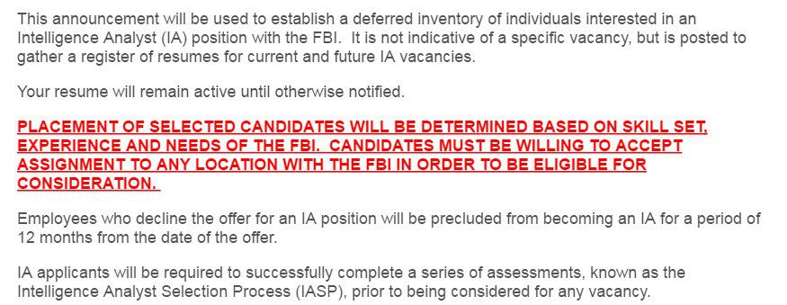 Placement of Selected Candidates