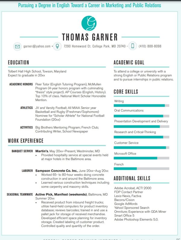 Creating Your First Resume - Image 3